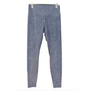 Lululemon Athletica Womens Leggings Yoga Pants Denim Wash 28 Inch Inseam Size 10